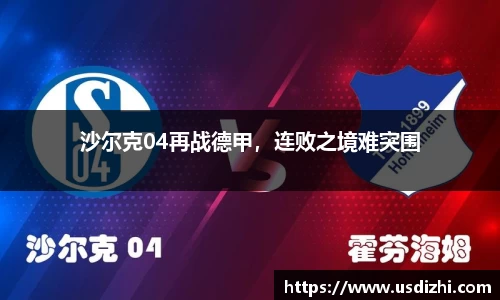 沙尔克04再战德甲，连败之境难突围