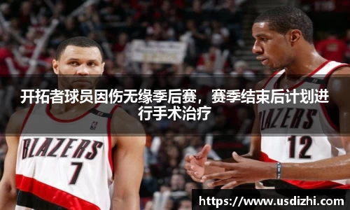开拓者球员因伤无缘季后赛，赛季结束后计划进行手术治疗