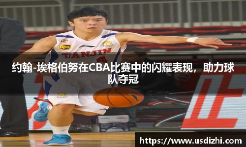 约翰-埃格伯努在CBA比赛中的闪耀表现，助力球队夺冠