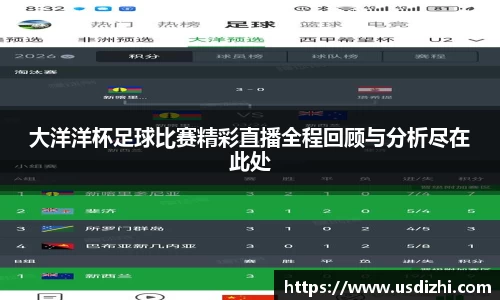 大洋洋杯足球比赛精彩直播全程回顾与分析尽在此处