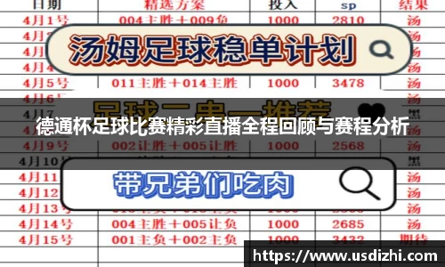 德通杯足球比赛精彩直播全程回顾与赛程分析